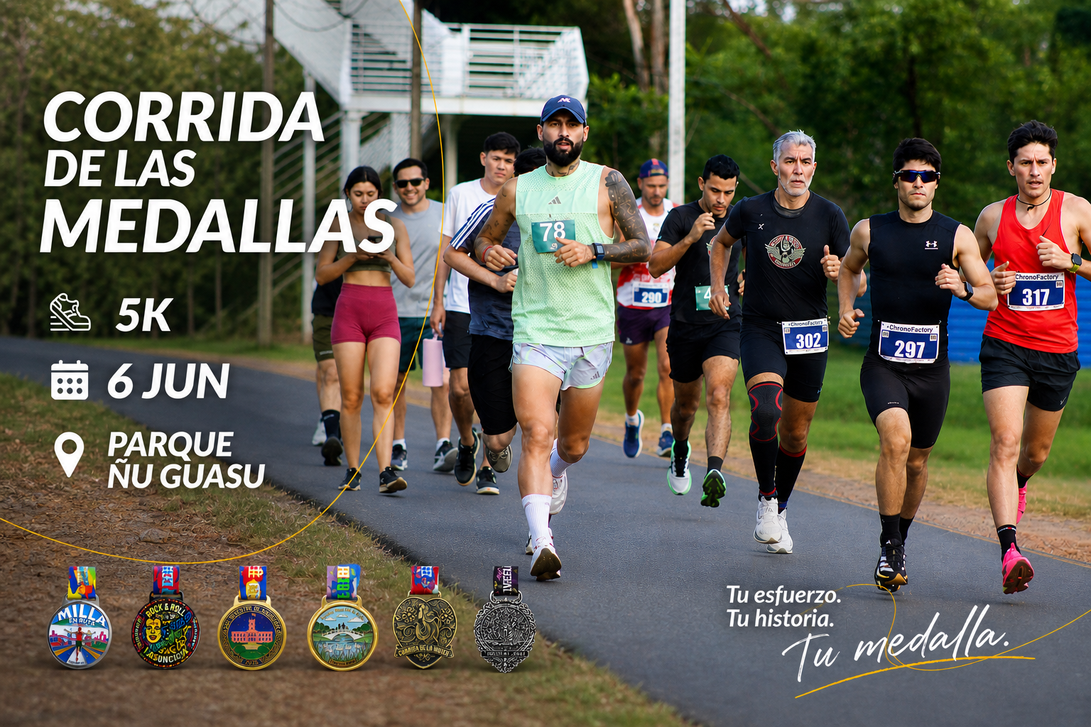 Corrida de las Medallas Junio 2026