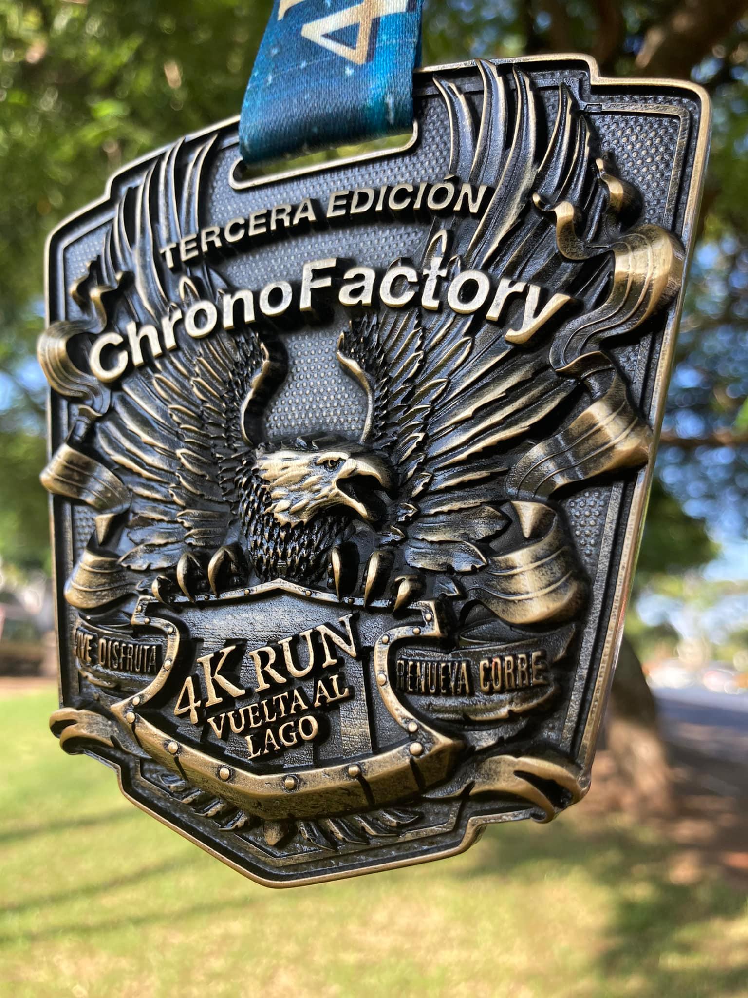 Medalla 4K RUN 3ra Edición Vuelta al lago